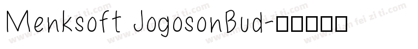 Menksoft JogosonBud字体转换